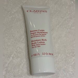 NEW Clarins Moisture Rich Body Lotion W Shea Butter For Dry Skin 3.2 oz/100 mL